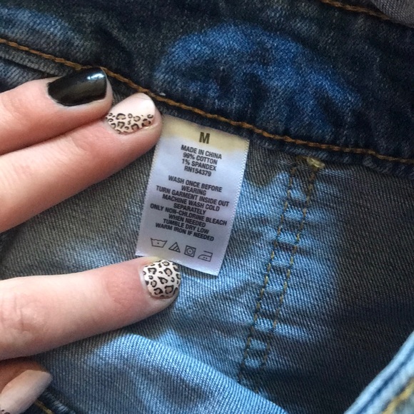 Aeropostale Jean short overalls - Picture 4 of 4